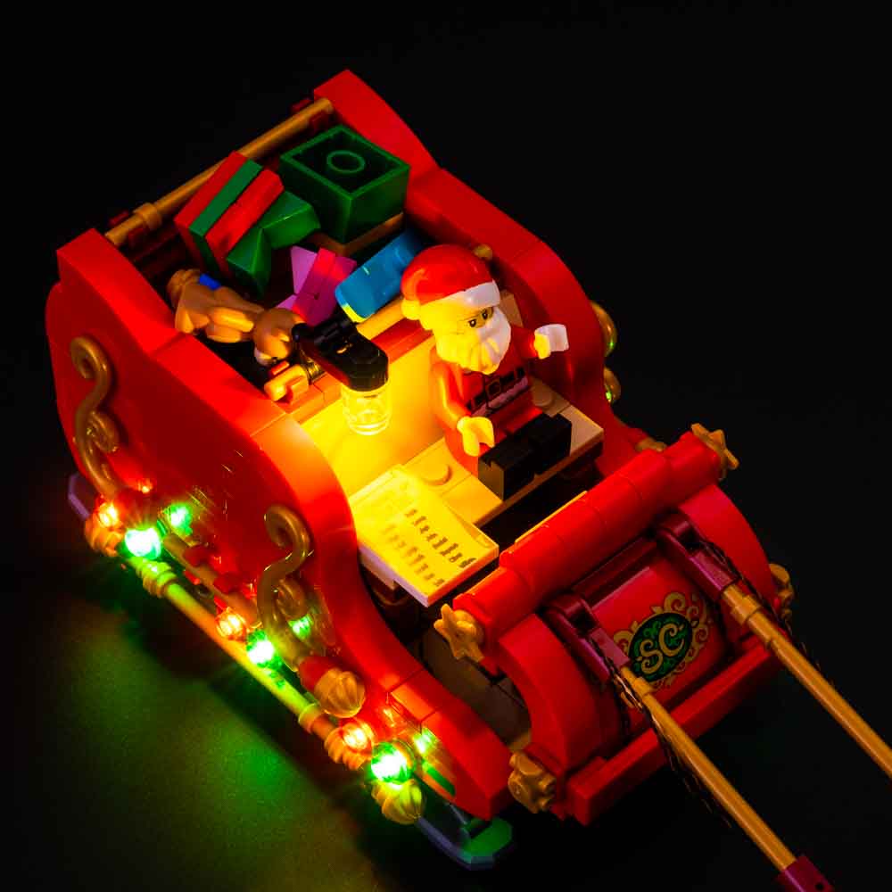 LEGO Santa's Sleigh #40499 Light Kit Light My USA