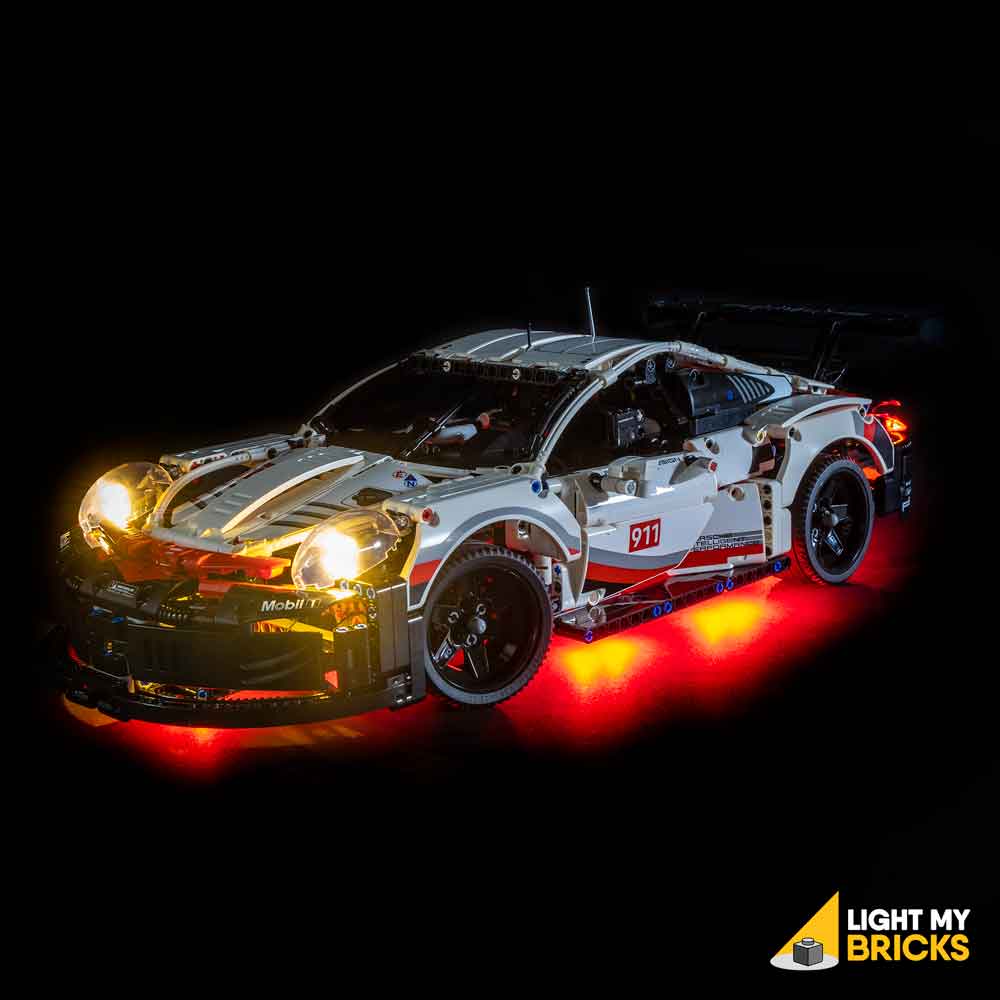 Anerkendelse Udseende metallisk LEGO® Porsche 911 RSR 42096 Light Kit – Light My Bricks USA
