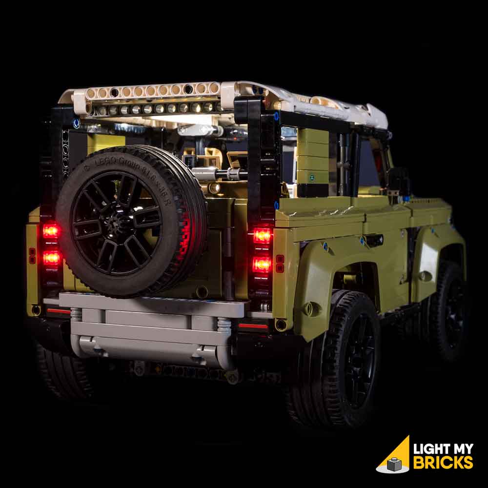 op gang brengen Beroep kijk in LEGO® Land Rover Defender 42110 Light Kit – Light My Bricks USA