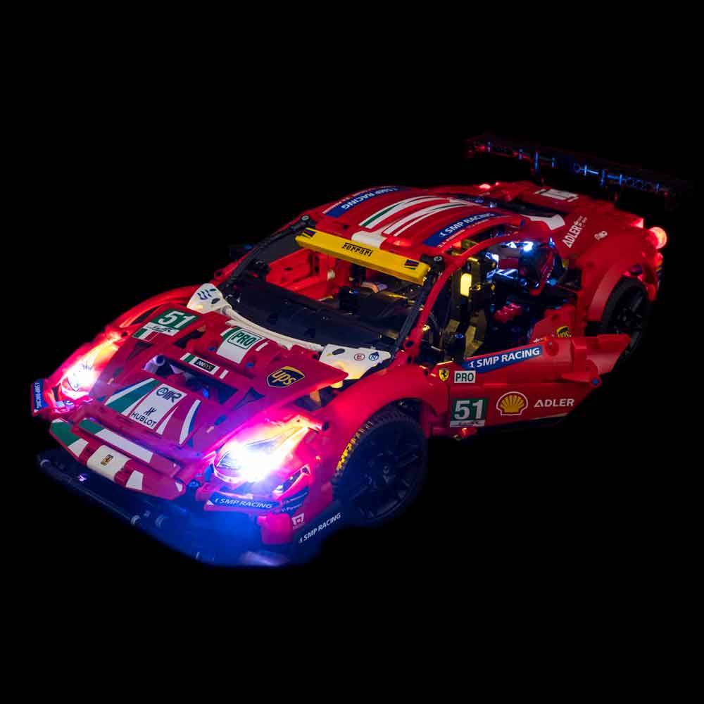 LEGO Ferrari 488 GTE #42125 Light Kit