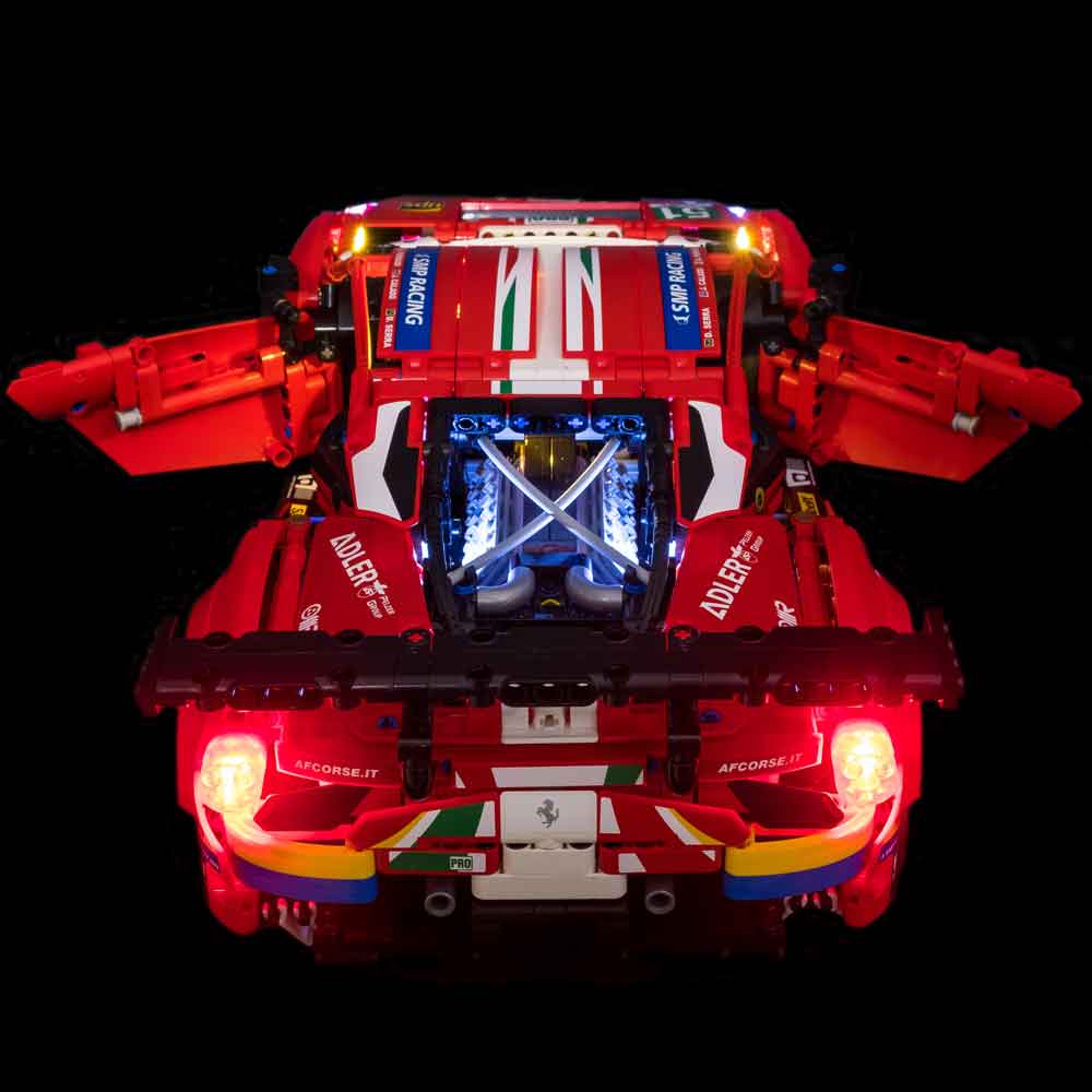værksted punktum taske LEGO® Ferrari 488 GTE 42125 Light Kit – Light My Bricks USA