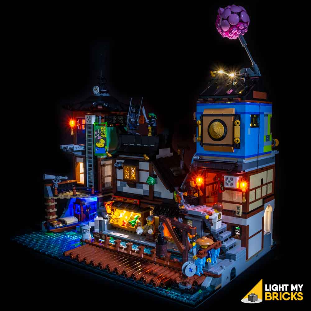 pelleten Forstærker Fælles valg LEGO® Ninjago City Docks 70657 Light Kit – Light My Bricks USA
