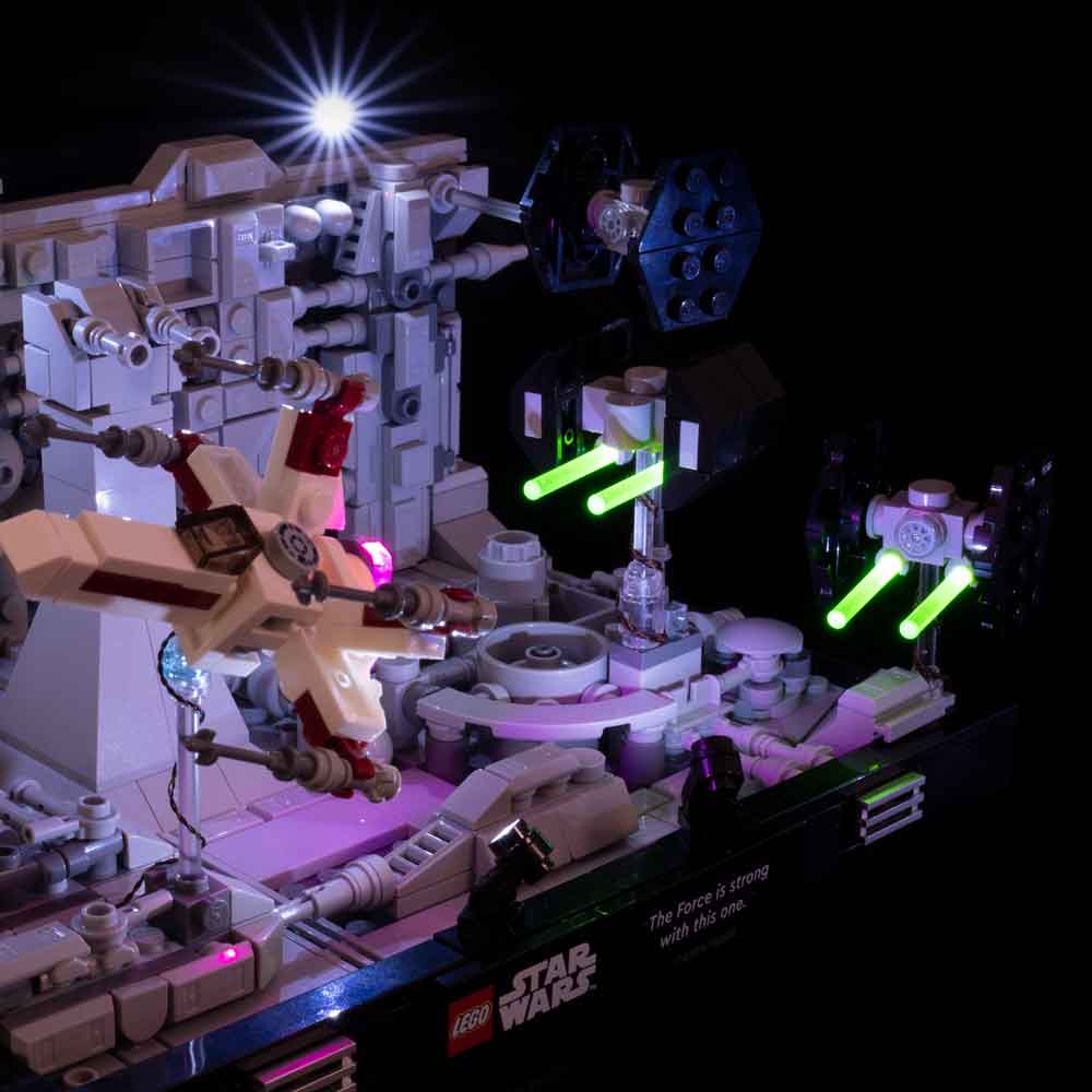 LEGO Death Star Trench Run Diorama #75329 Light Kit – Light My
