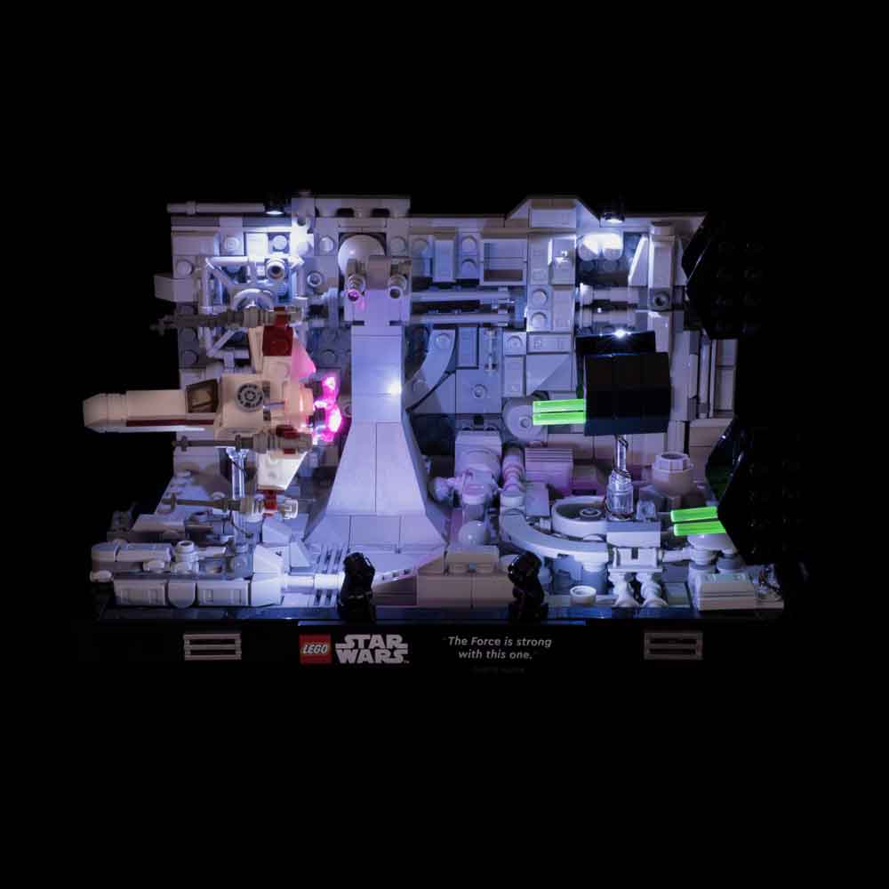 LEGO Death Star Trench Run Diorama #75329 Light Kit – Light My