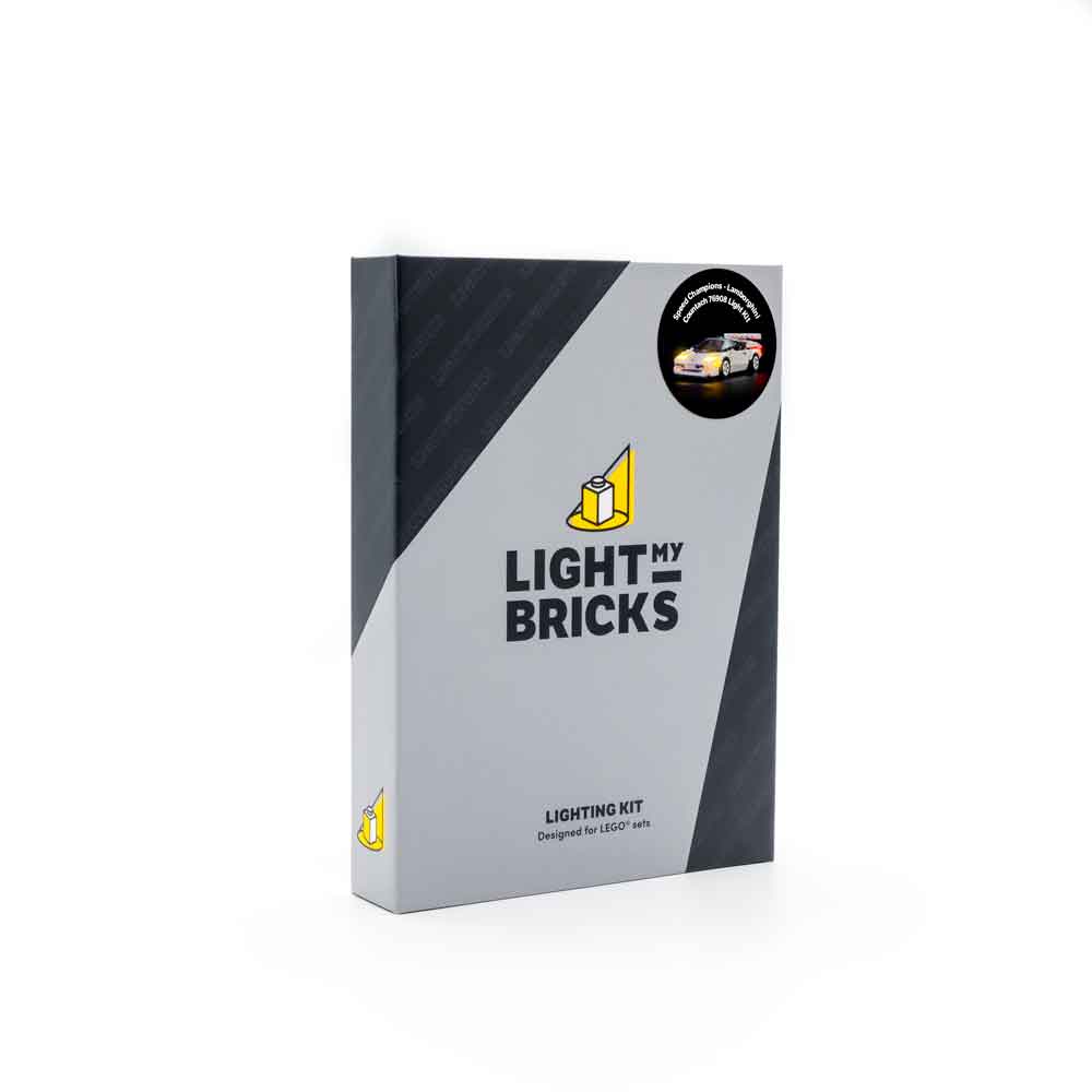 Speed Champions Lamborghini Countach #76908 Light Kit - Lego Light Kit - Light My Bricks