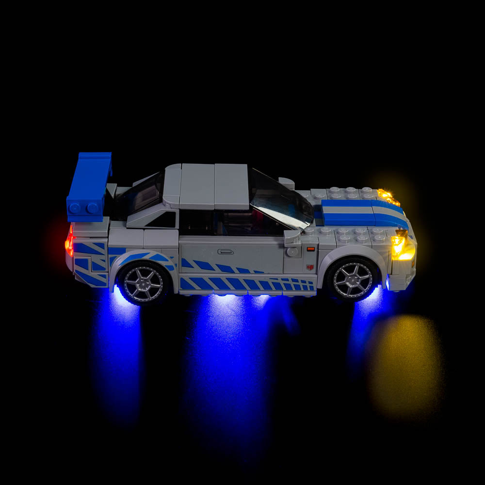 LEGO Fast Furious Nissan GT-R (R34) #76917 Light Kit