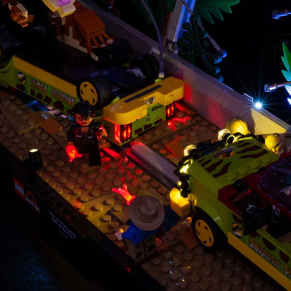 LEGO Jurassic Park 76956 T. rex Breakout Speed Build 