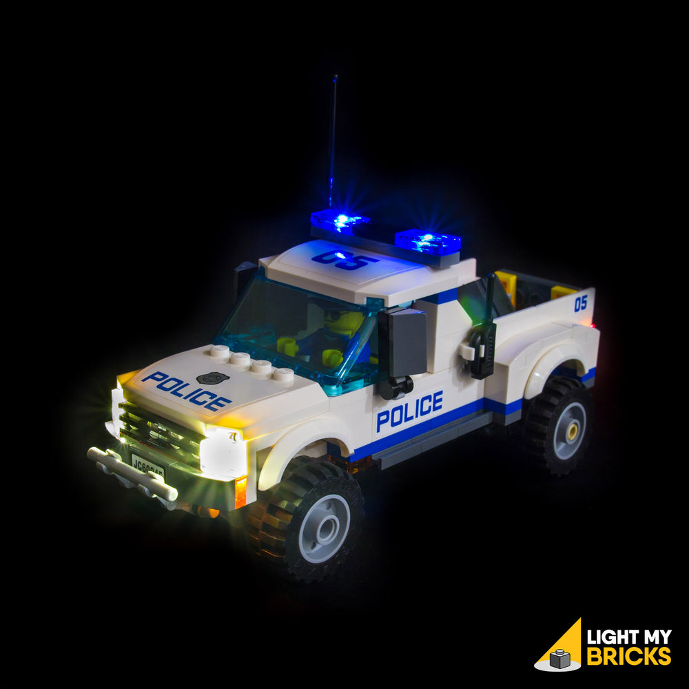 forskellige garn Mordrin Starter Kit - Police Car (6 lights), LEGO® lighting – Light My Bricks USA