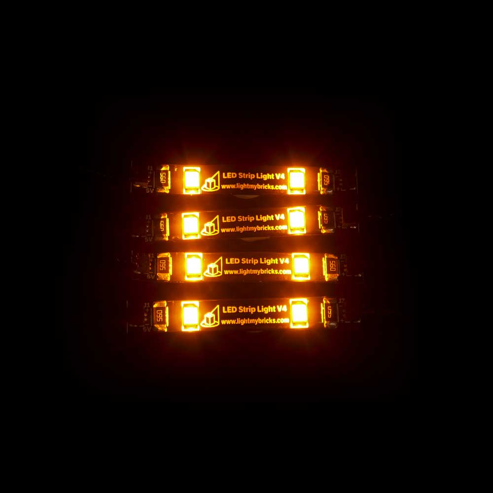 LED Strip Lights - Orange (4 pack)