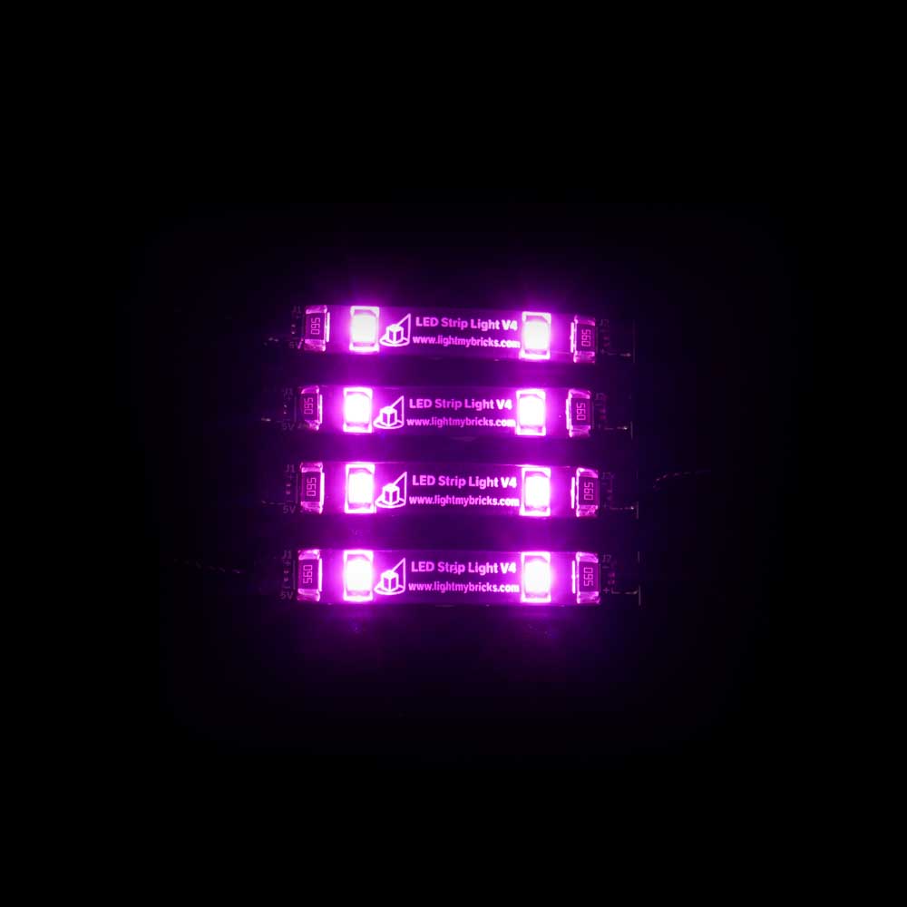 LED Strip Lights - Pink (4 pack)