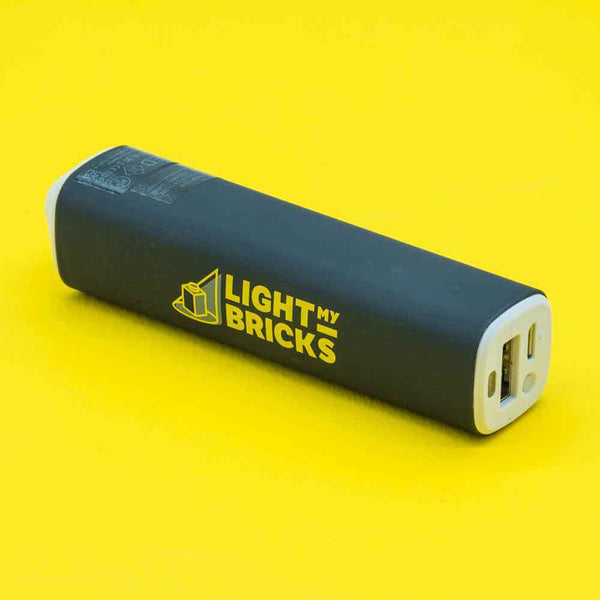 USB Power Bank (3350 mAh) - Lego Light Kit - Light My Bricks